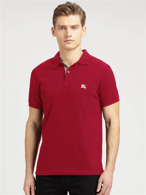 toddlers burberry polo shirts red|Shop Red Burberry Online .